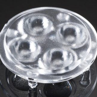 Lente per LED Ledil C10923_GT4-W, per 4 LED, diam. 35mm, emissione Ad angolo ampio, copertura 33 → 45 °, per