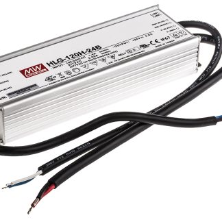Driver LED Mean Well, 120W, IN 127 → 370 V dc, 90 → 264 V ac, OUT 24V, 5A