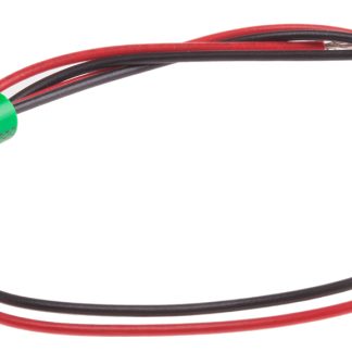 Indicatore da pannello RS PRO Verde  a LED, 12V cc, IP67, Sporgente, foro da 6mm