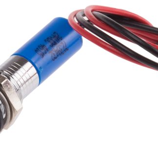 Indicatore da pannello RS PRO Blu  a LED, 24V cc, IP67, Ad incasso, foro da 8mm