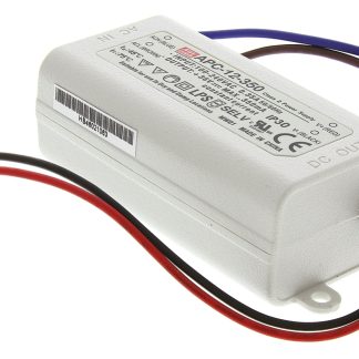 Driver LED Mean Well, 12.6W, IN 127 → 370 V dc, 90 → 264 V ac, OUT 9 → 36V, 350mA