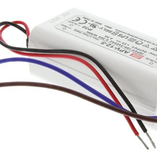 Driver LED Mean Well, 10W, IN 127 → 370 V dc, 90 → 264 V ac, OUT 5V, 2A