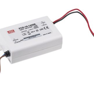 Driver LED Mean Well, 16.8W, IN 180 → 295V ca, OUT 8 → 12V, 1.4A