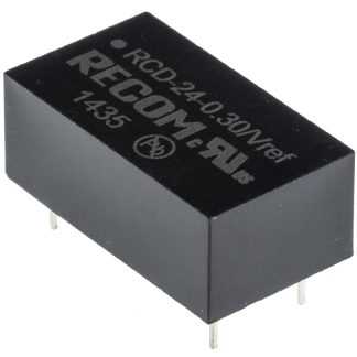 Driver LED RCD-24-0.30/Vref Recom, 0 → 300mA out, 10.5W, 6 Pin PCB