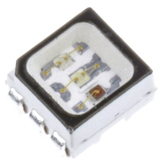 LED , Verde, rosso Broadcom, SMD, 2,1 V, 3,2 V, 3 Led, PLCC 6