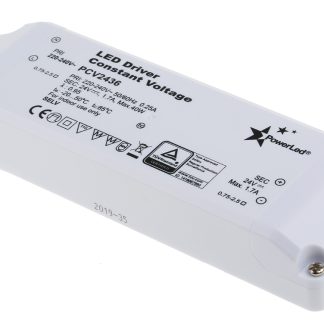 Driver LED PowerLED, 36W, IN 100 → 240 V ac, OUT 24V, 1.5A