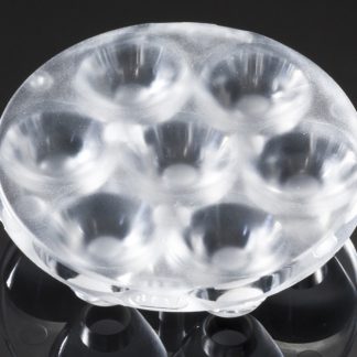 Lente per LED Ledil C11718_ANNA-40-7-W, per 7 LED, diam. 40mm, emissione Ad angolo ampio, copertura 36°, per Cree XB-D,