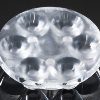 Lente per LED Ledil C11807_ANNA-40-6-W, per 6 LED, diam. 40mm, emissione Ad angolo ampio, copertura 36°, per Cree XB-D,