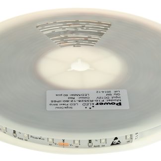 Striscia LED PowerLED, 5m, 12V, col. Rosso, IP65, serie LUCENT