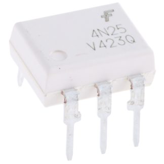 Fotoaccoppiatore onsemi, Montaggio con foro passante, uscita Transistor, 6 Pin