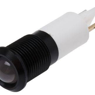 Indicatore da pannello RS PRO Bianco  a LED, 220V ca, IP67, Sporgente, foro da 14mm