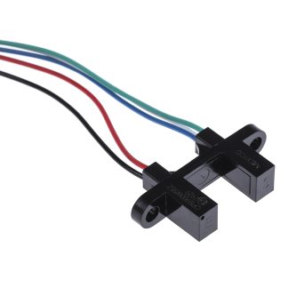 Interruttore ottico a taglio Optek, 5 pin 1 canale, slot da 9.53mm, uscita Transistor, Attacco a vite