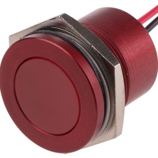 Indicatore da pannello RS PRO Rosso  a LED, 110V ca, IP67, A filo, foro da 22mm