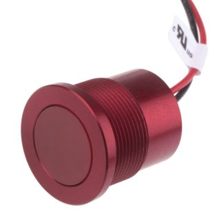 Indicatore da pannello RS PRO Rosso  a LED, IP67, A filo, foro da 22mm
