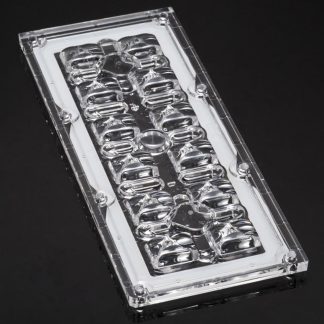 Lente per LED Ledil CS14055_STRADA-IP-2X6-T2, per 12 LED, emissione Rettangolare, serie Strada-IP