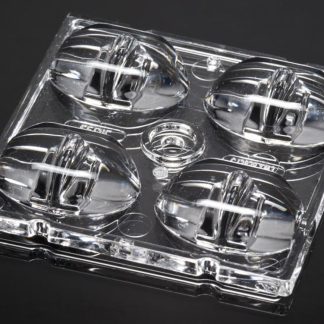 Lente per LED Ledil C13858_STRADA-2X2-XW, per 4 LED, emissione Quadrata, per NVSxx19B, NVSxx19C, serie Strada-Module