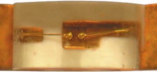 LED , Verde, giallo Lite-On, SMD, 2,4 V, 2 Led, 3020 (1208) vista laterale