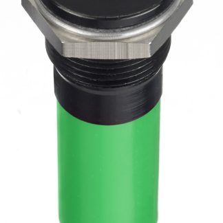 Indicatore da pannello RS PRO Verde  a LED, 12V cc, IP67, A filo, foro da 12mm