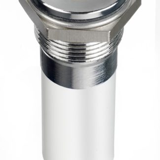 Indicatore da pannello RS PRO Arancione  a LED, 24V cc, IP67, A filo, foro da 12mm