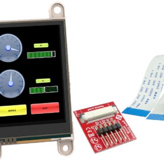 Display LCD a colori 4D Systems, 2.4poll, interfaccia Seriale, 240 x 320pixels, touchscreen