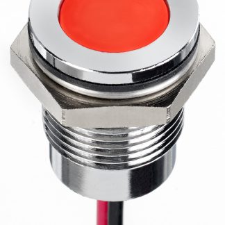 Indicatore da pannello RS PRO Rosso  a LED, 110V ca, IP67, A filo, foro da 14mm