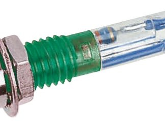 Indicatore da pannello CAMDENBOSS Verde Neon, 125V, Sporgente, foro da 6.4mm