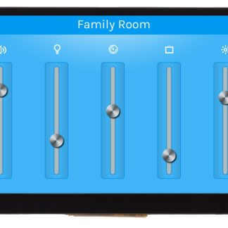Display LCD a colori Displaytech, 5poll, interfaccia Parallela, 800 x 480pixels, touchscreen