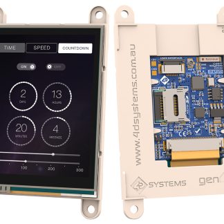 Display LCD a colori 4D Systems, 2.8poll, interfaccia UART, 240 x 320pixels, touchscreen