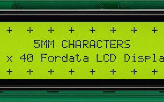 Display alfanumerico LCD Fordata, Alfanumerico, 4x40 caratteri