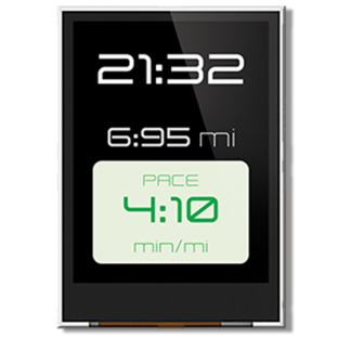 Display LCD a colori 4D Systems, 2.4poll CPU a 8 e 16 bit, 240 x 320pixels, touchscreen