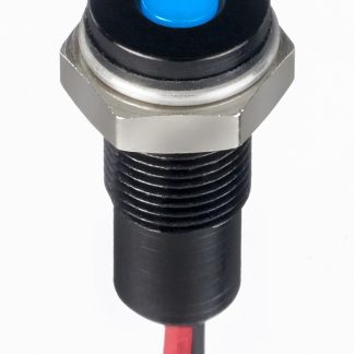 Indicatore da pannello RS PRO Blu  a LED, 1.8 → 3.3V cc, IP67, A filo, foro da 6mm