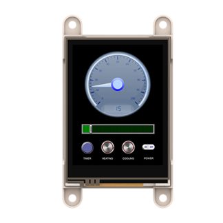 Modulo display LCD 4D Systems, 2.4poll, 240 x 320pixels, touchscreen