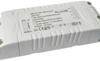 Driver LED RS PRO, 20W, IN 180 → 240 V ac, 90 → 130 V ac, OUT 26 → 52V, 350mA