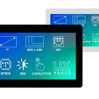 Display LCD a colori Riverdi, 7poll, interfaccia SPI, 1792 x 1024pixels, touchscreen