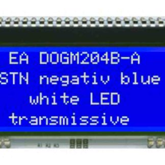 Display monocromatico LCD Display Visions, 4x20 caratteri, interfaccia I2C, SPI