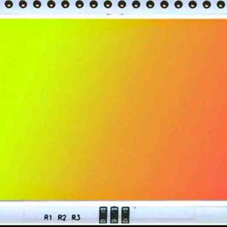 Display retroilluminato LED Display Visions Giallo/verde, Rosso, 66 x 40mm