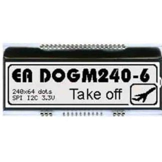 Display monocromatico LCD Display Visions, 240x64 caratteri, interfaccia I2C, SPI
