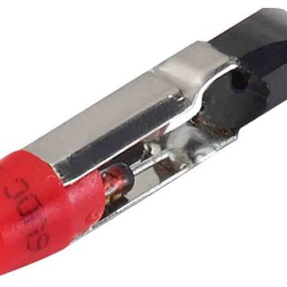 Lampada per indicatori EAO, Ø 6mm, 24 V ac, 24V cc, luce color Rosso, 330mcd, Chip singolo con Attacco telefonico