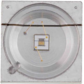 LED a ultravioletti Seoul Viosys CUD8AF1D 120 °, 275nm, 2 Pin, Montaggio superficiale 19mW