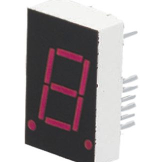 Display LED a 7 segmenti a segm. Broadcom, H. 20.3mm, 27.7 x 20 x 8.4mm, 14 mcd, col. Rosso