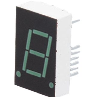 Display LED a 7 segmenti a segm. Broadcom, H. 20.3mm, 27.7 x 20 x 8.4mm, 1,96 mcd, col. Verde