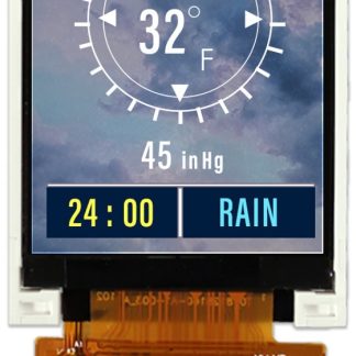 Display LCD a colori NEWHAVEN DISPLAY INTERNATIONAL, 1.8poll, interfaccia Parallela, 128 x 160pixels