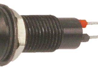 Indicatore da pannello Marl Giallo  a LED, 12V cc, Sporgente, foro da 6.4mm