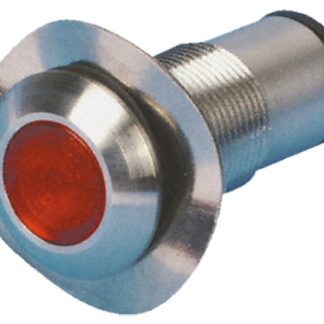 Indicatore da pannello Marl Rosso  a LED, 230V ca, IP67, foro da 13mm