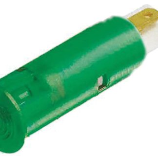 Indicatore da pannello Signal Construct Verde  a LED, 12 → 14V, A filo, foro da 6mm