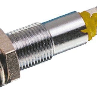 Indicatore da pannello Signal Construct Giallo  a LED, 20 → 28V, IP67, Ad incasso, foro da 6mm