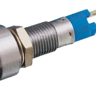 Indicatore da pannello Signal Construct Blu  a LED, 24 → 28V, IP67, A filo, foro da 8mm