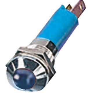 Indicatore da pannello CML Innovative Technologies Blu  a LED, 12V, Sporgente, foro da 8mm