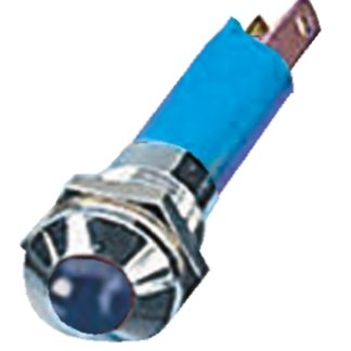 Indicatore da pannello CML Innovative Technologies Blu  a LED, 24V, IP67, Sporgente, foro da 8mm