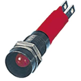 Indicatore da pannello CML Innovative Technologies Rosso  a LED, 12V, Ad incasso, foro da 8mm